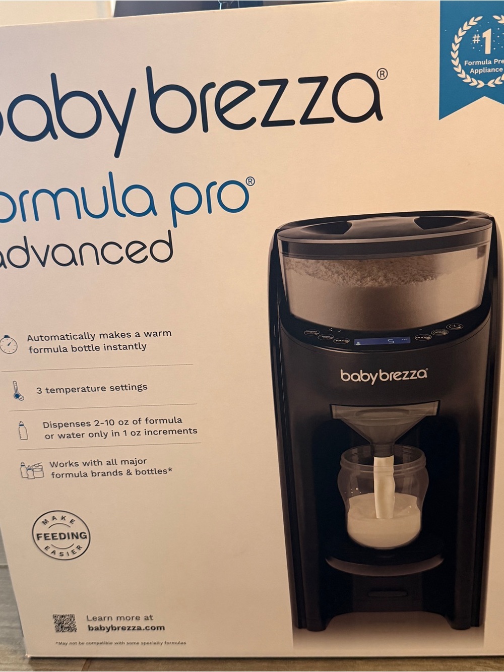 Baby Brezza Formula Pro Advanced Automatic Formula Dispenser Brand New